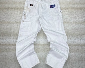 パンツ vintage white painter pants 32 Vintage White Dickies Carpenter Painter Pants - 30 Tagged 32