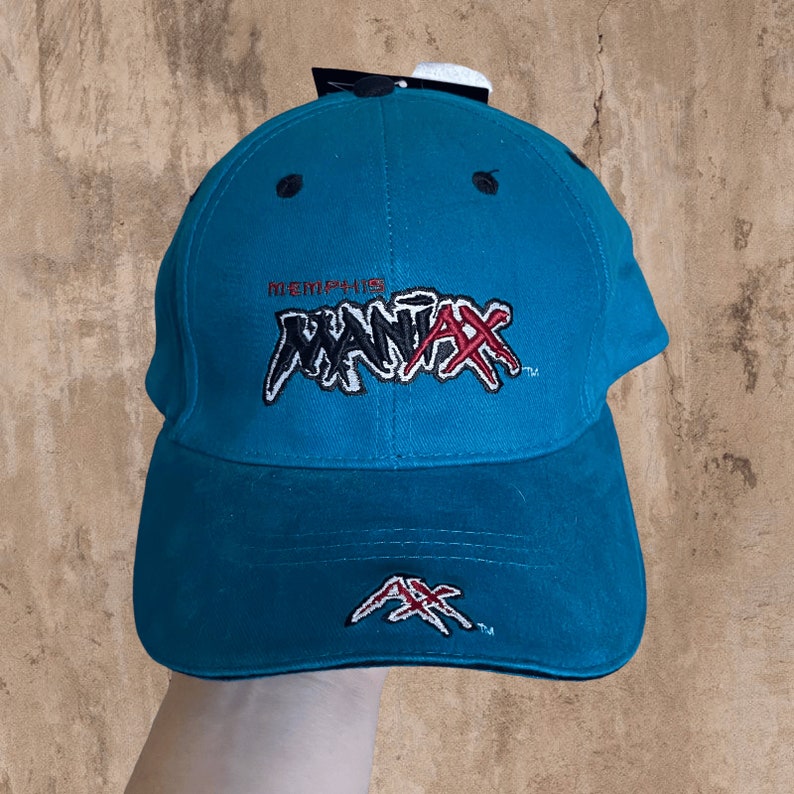 Vintage Memphis Maniax XFL Hat Drew Pearson Design Adjustable NWT 2001 Y2K Etsy
