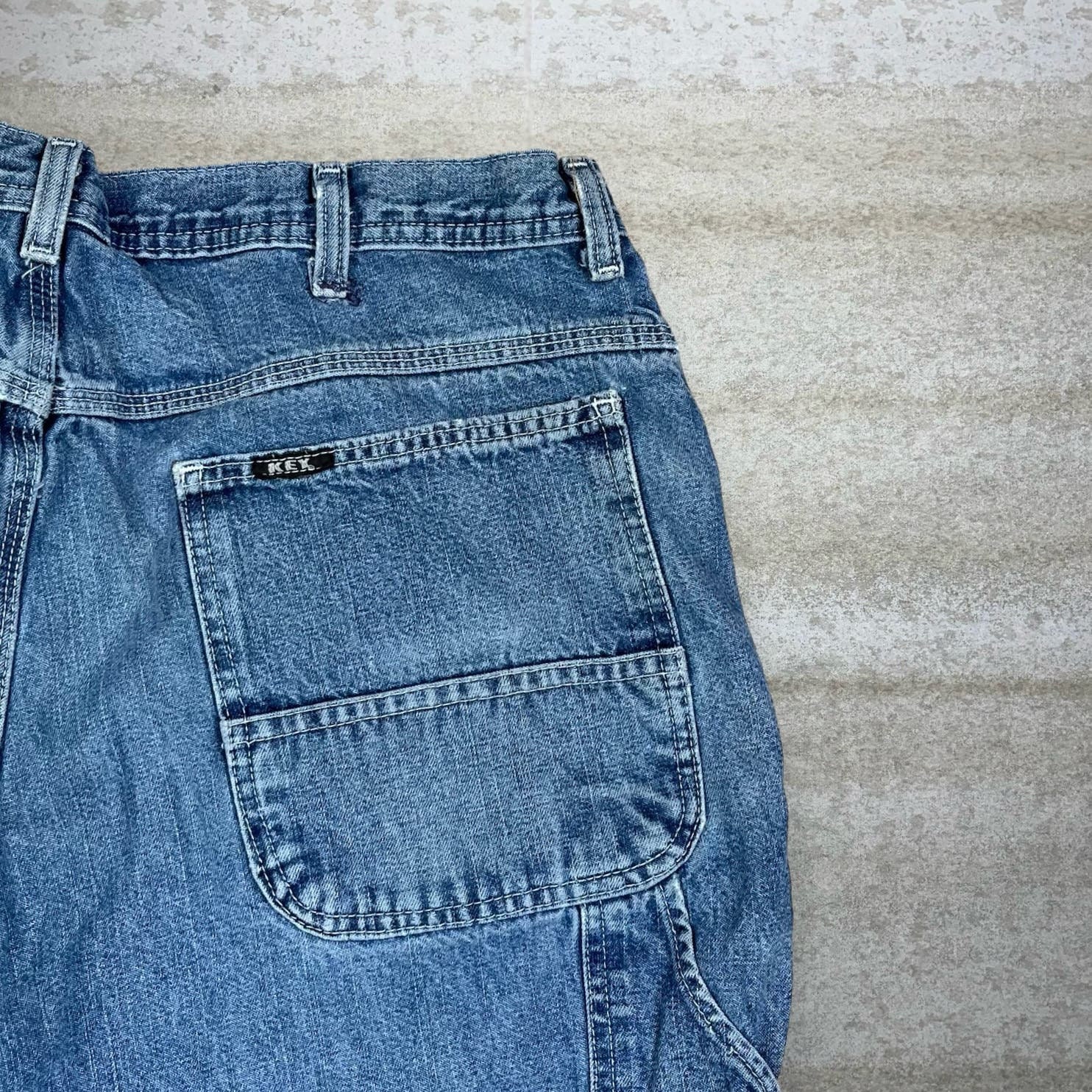 パンツ KEY Denim Painter Work Pants 90s Vintage Key Jeans 34x32 Blue Carpenter Denim Work 90s | eBay
