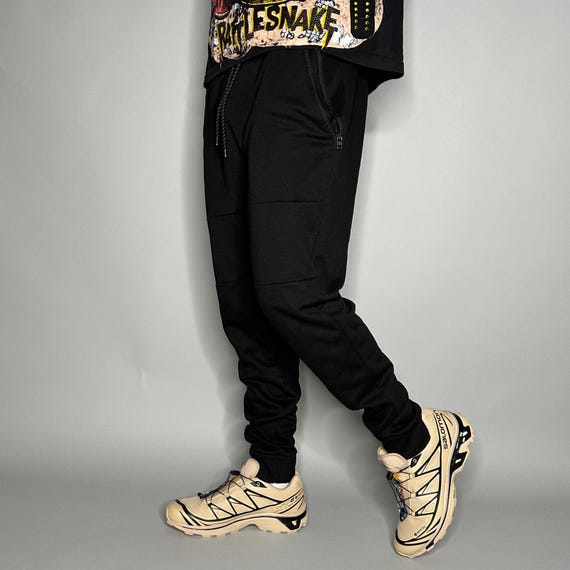 Vintage Southpole Sweatpants Mens XL Jet Black Cotton Joggers