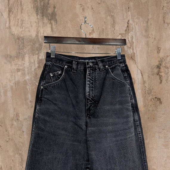 Vintage Wrangler Jeans Smoke Black Wash Work Wear… - image 4
