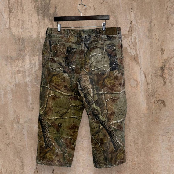 Vintage Cabelas Real Tree Hunting Camo Jeans Bagg… - image 2