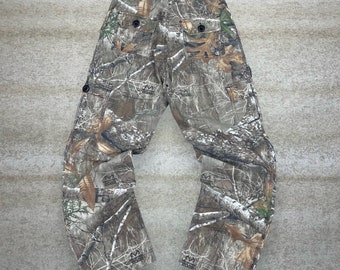 Vintage Real Tree Hunting Camo Tactical Pants 26x26 Baggy Cargos Crazy Woodland 90s