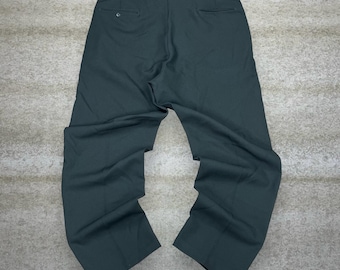 Vintage 90s Propper Khakis Pants 40x30 Baggy Wide Leg Olive Green Cotton