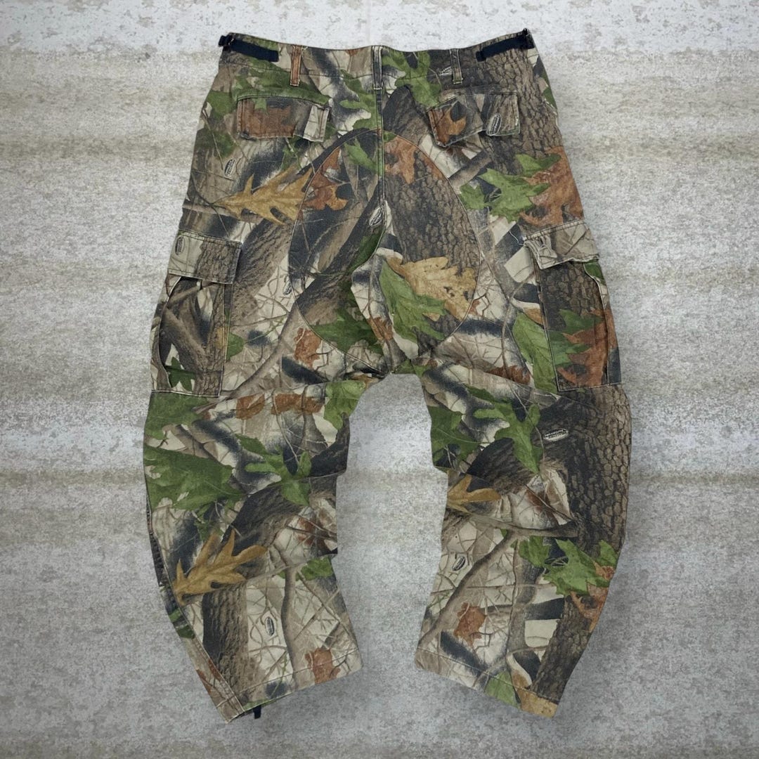 Vintage 90s Realtree Tactical Pants 36x30 Baggy Wide Leg Hunting Camo ...