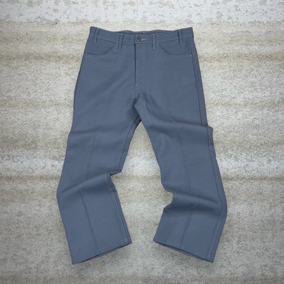 Vintage Grey Levis Dress Pants Straight Fit Black… - image 2