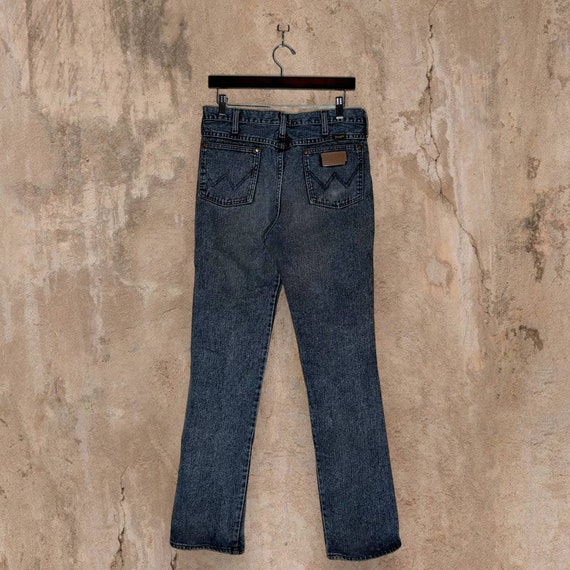 Vintage Wrangler Jeans Slate Blue Wash Straight F… - image 2