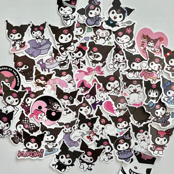 1-50 Kuromi Stickers for Gift, Party Favor, Prize, Decorate, Anime