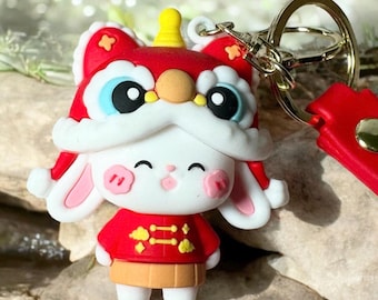 Water Rabbit keychain
