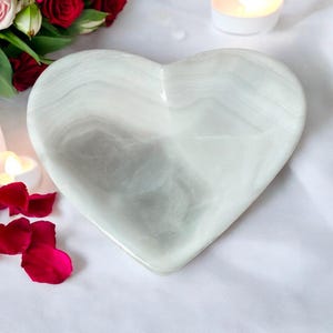 Timeless 5&quot; Heart Shaped Onyx Bowl | Hand crafted in Mexico