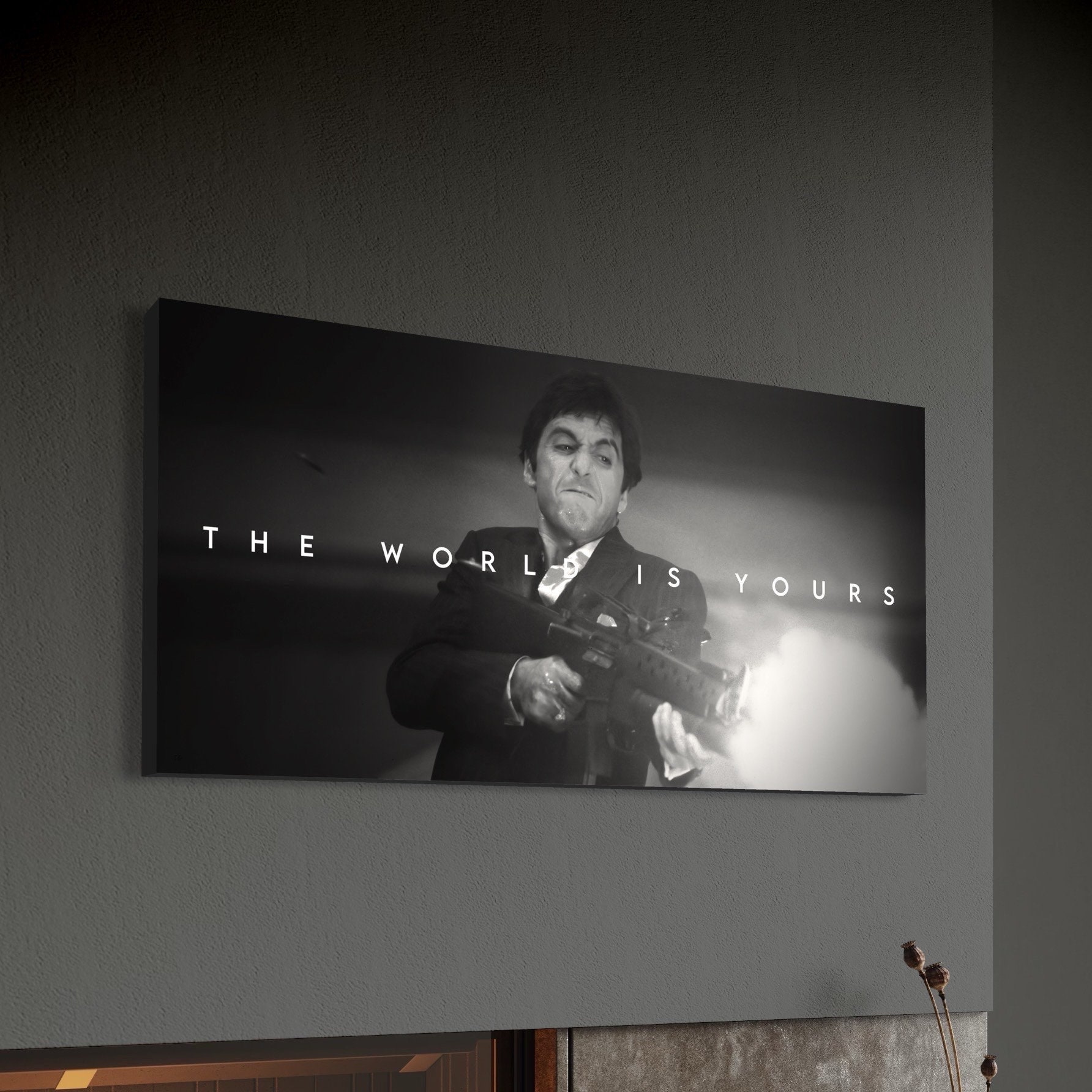 The World Is Yours - Tony Montana - Scarface| Canvas Wall Art | Motivation
