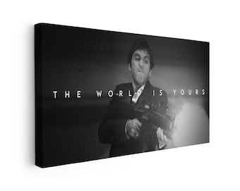 Scarface Canvas Portrait of Tony & Elvira ( 11