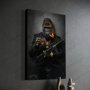 Gorilla Canvas "Primal Authority" | After Darkness Art