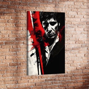Tony Montana Canvas “Grit And Grime” Scarface | Canvas Wall Art | After Darkness Art