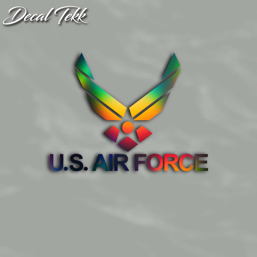 U.S. Air Force Decal Car, Truck, Windshield, Laptop, Vinyl, Holographic