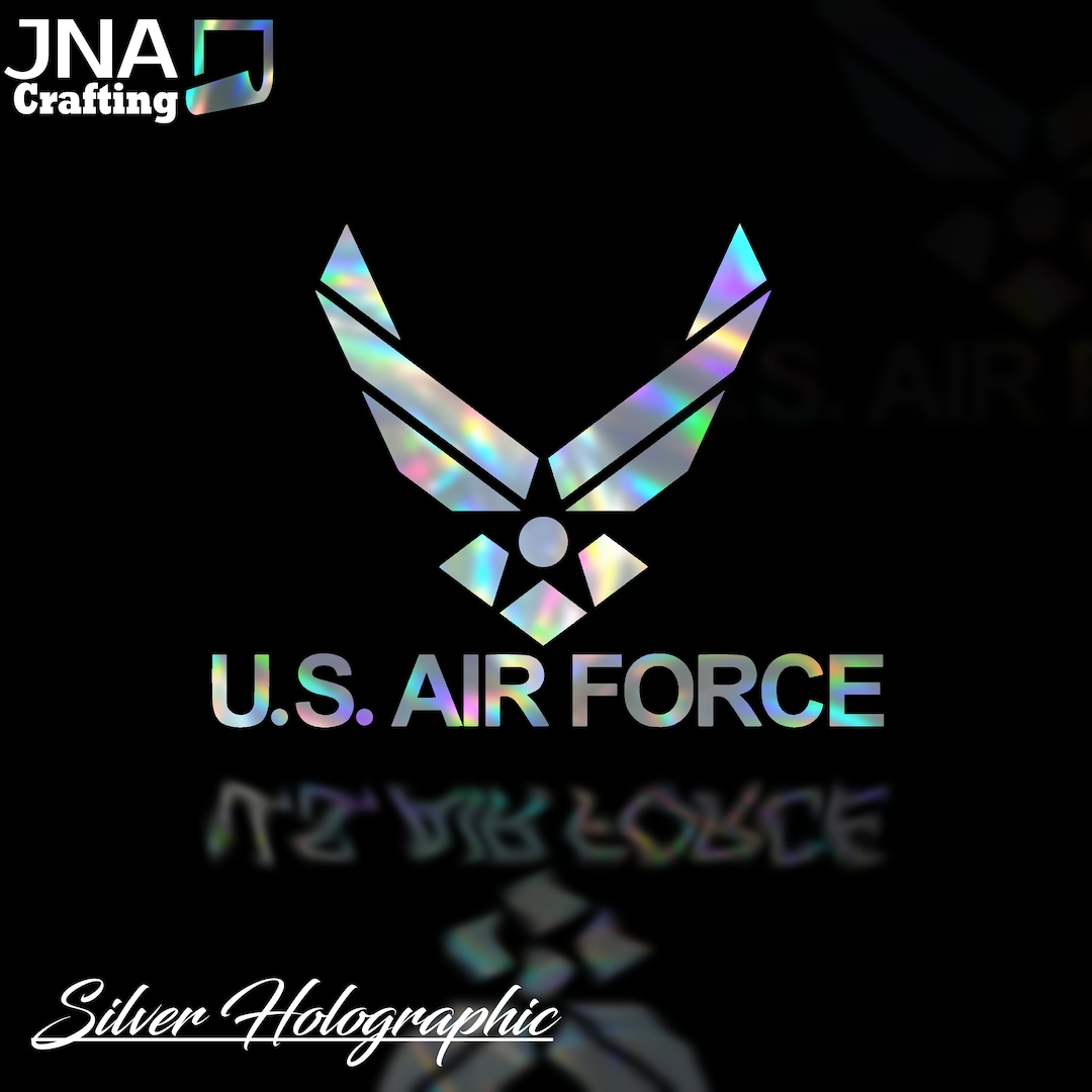 U.S. Air Force Decal Car, Truck, Windshield, Laptop, Vinyl, Holographic