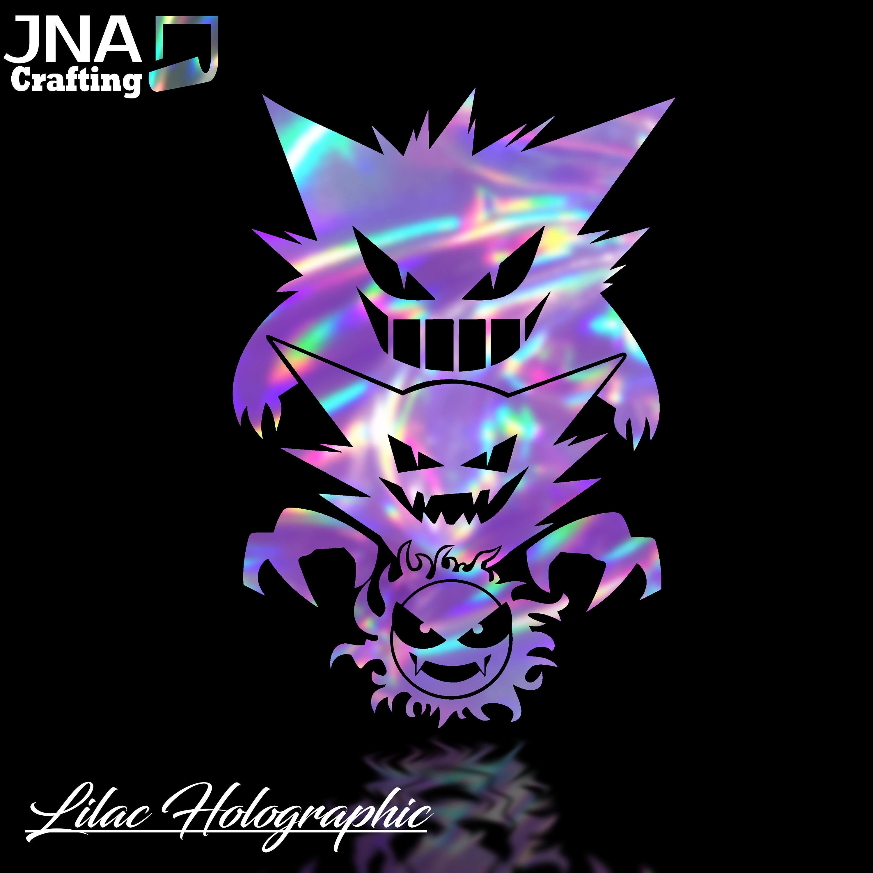 PKM Gengar Anime Cartoon Decal Car/truck/windshield/bumper/laptop