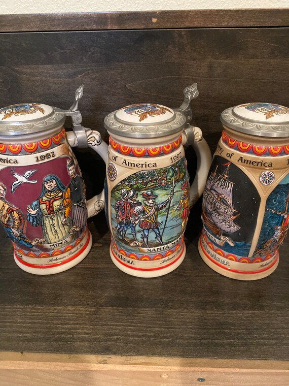 1989 Budweiser Stein Etsy