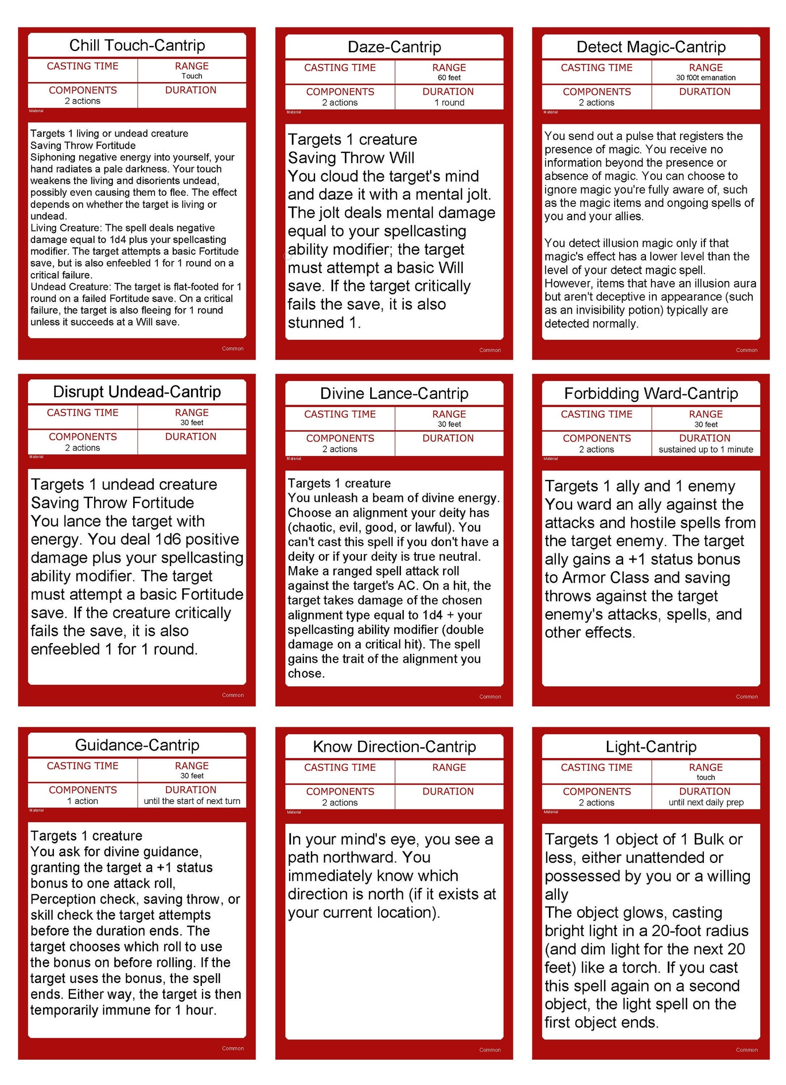 Pathfinder bloodline spells