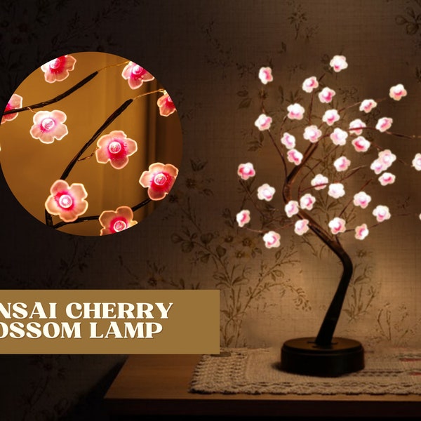 Cherry Blossom Lamp Etsy