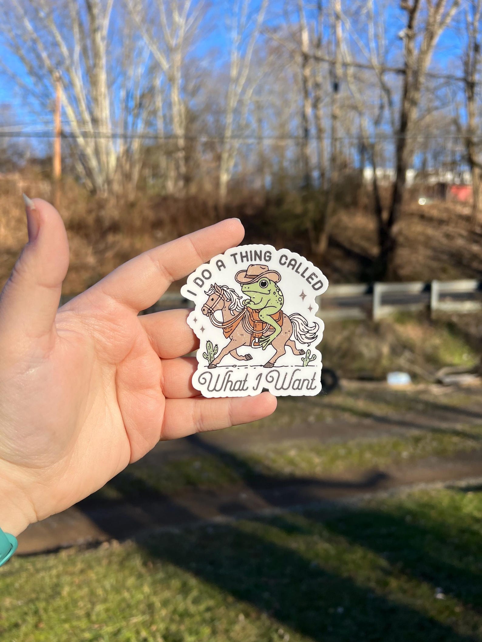 I Do a Thing Called What I Want Sticker, Mental Health Sticker, Anxiety ...