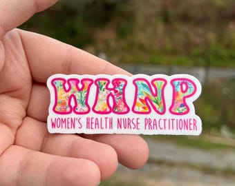 Women’s health Nurse Practitioner sticker, doctor gift, FNP gift, healthcare sticker, medical sticker, water bottle sticker