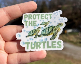 Respect The Locals Sticker - 5" Laptop Sticker - Waterproof Vinyl For Car, Phone, Water Bottle - Sea Turtle Coral Reef Diving Scuba Snorkeling Decal