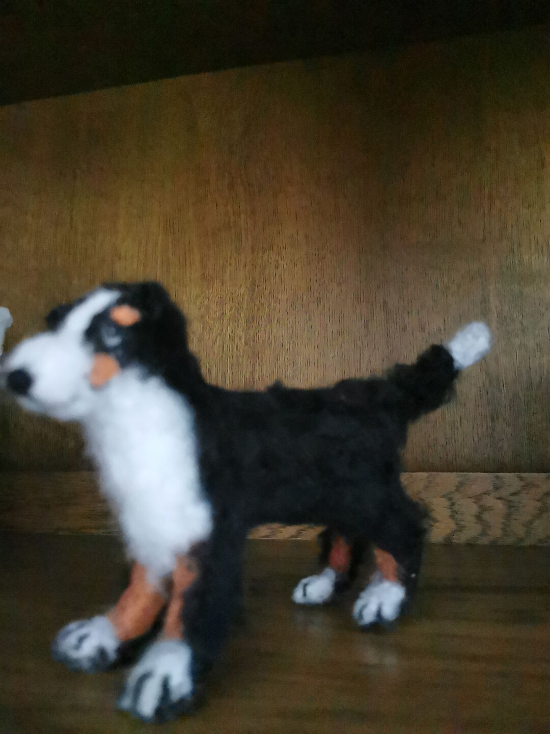 Bernese Mountain Dog Figurine Made of Wool Using the Dry - Etsy