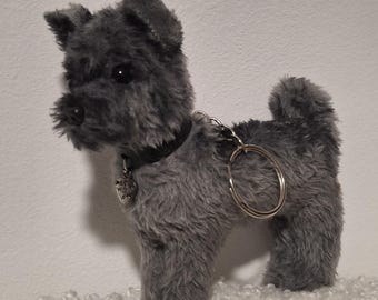 Cairn terrier, llavero de peluche