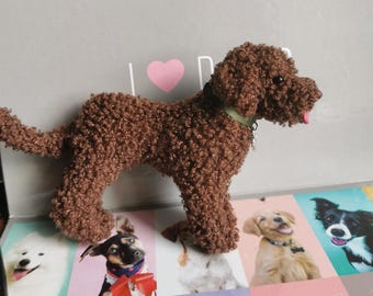 Airedale Terrier Sobre Un Fondo Beige. Hermoso Perro En El tudio Foto Airedale Terrier Sobre Un Fondo Beige. Hermoso Perro En El tudio Foto