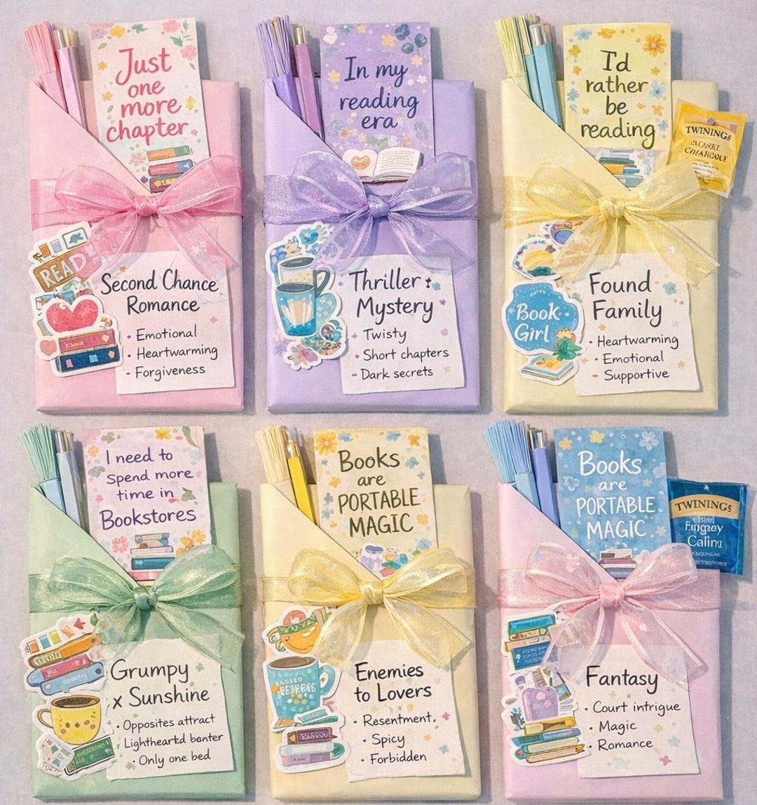 Blind Date With a Book – Cozy Book Lover Gift Set - Etsy