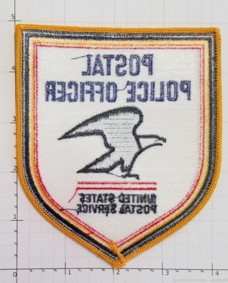USPS Postal Inspector Patch Postal Service Federal Etsy