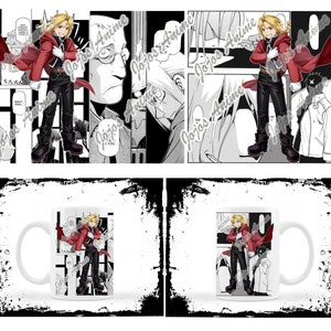 11oz Mug PNG Anime Template for Sublimation or Other