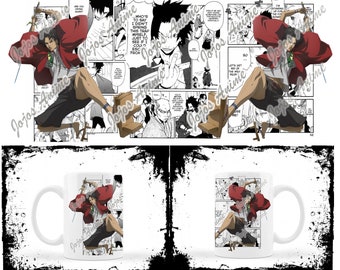 Anime 11oz Mug Design Template for Sublimation or Other