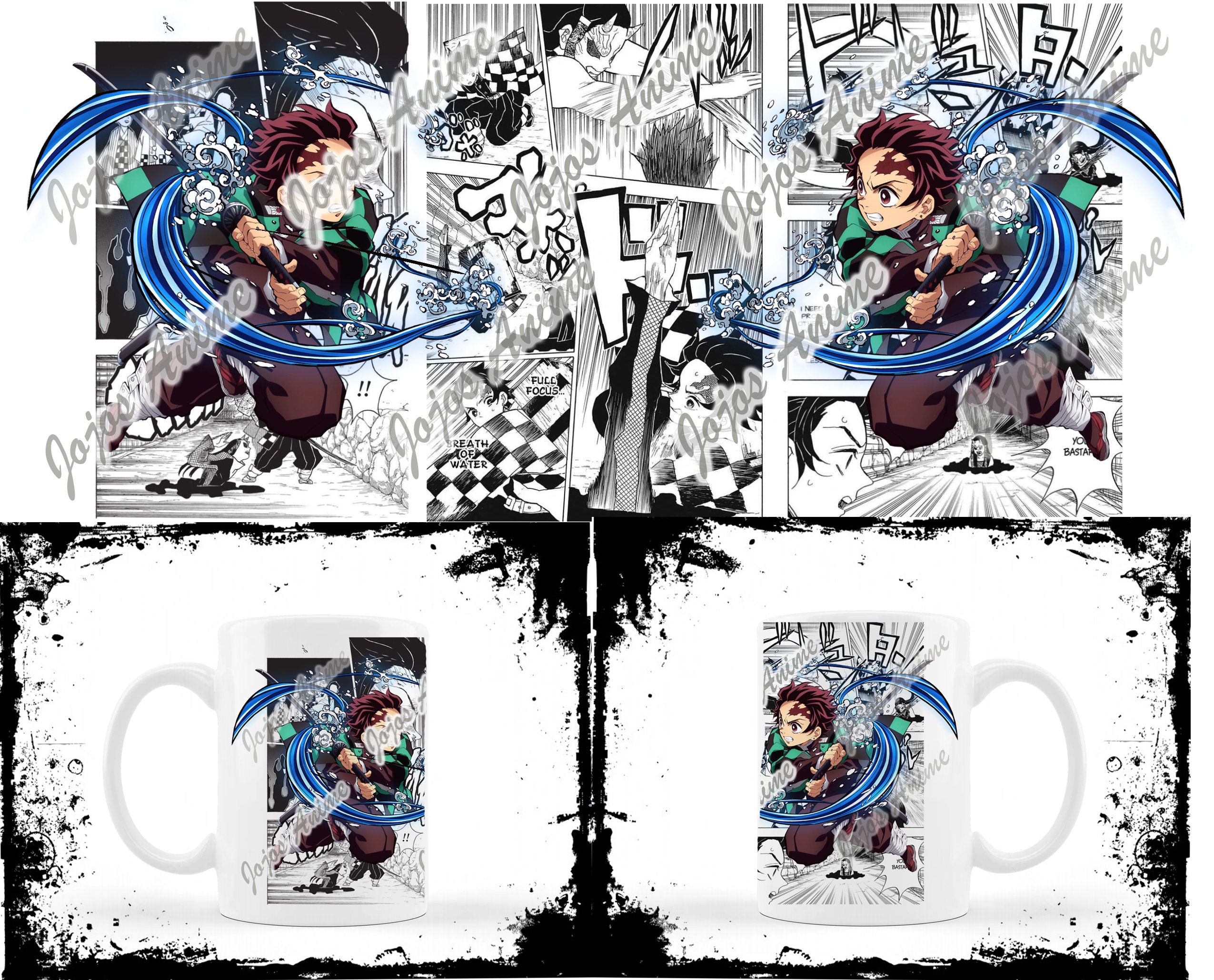 Caneca Demon Slayer Tanjiro & Zenitsu & Inosuke