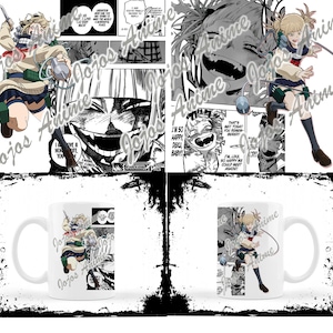 Manga Strip Anime 11oz Mug PNG Template for Sublimation