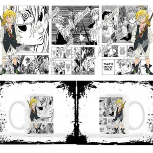 11oz Mug PNG Anime Template for Sublimation or Other
