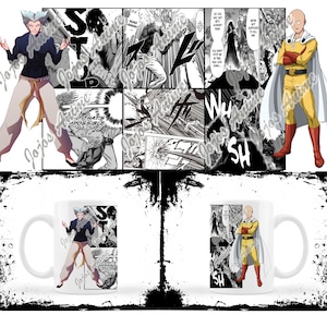 Manga Strip 11oz Mug PNG Design Template for Sublimation