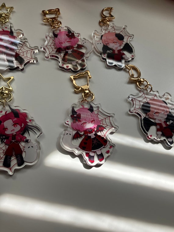 Aranarumey Acrylic Charms/あなめキーホルダー - Etsy