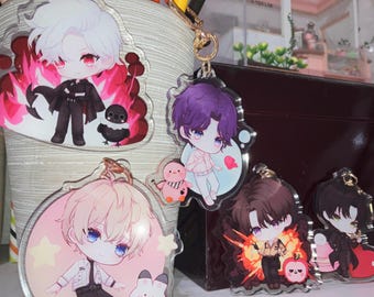 Love and Deepspace Keychains and Stickers/恋と深空アクキー&ステッカー - Front and Back Different Outfits