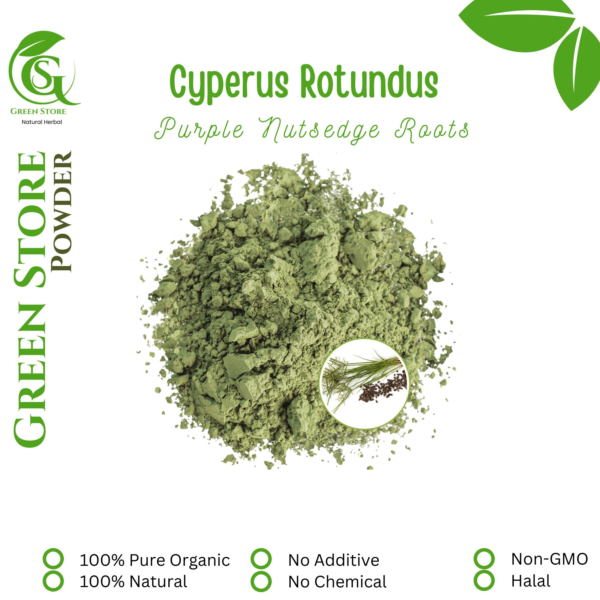 50 g - 500 g Organic Pure Powder Of Purple Nutsedge Roots / Java Grass / Nut Grass (Cyperus Rotundus)WildCrafted 100% Fresh Natural Herbs