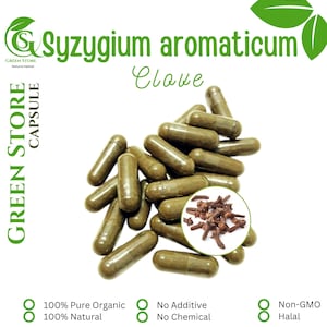 100-800 CAPSULES Clove Syzygium aromaticum @600mg Fresh Natural Herbs spices Indonesian herb Organic WildCrafted