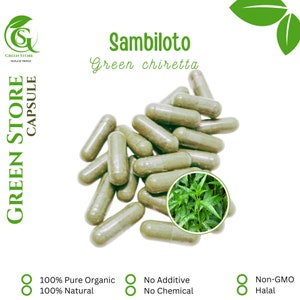 100-500 CAPSULES @600mg Andrographis Paniculata Sambiloto Bitterweed Creat Fresh Natural Herbs spices Indonesian herb Organic WildCrafted