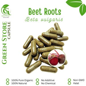 100-800 CAPSULES Beta vulgaris Beet Roots @600mg Fresh Natural Herbs spices Indonesian herb Organic WildCrafted