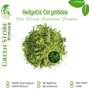 50 g - 500 g Organic Pure Powder Of Old World Diamond-Flower/Oldenlandia (Hedyotis Corymbosa) WildCrafted 100% Fresh Natural Herbs