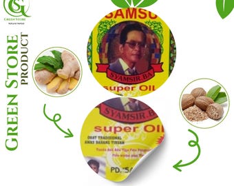 100% Original Zingiberis Rhizoma & Nutmeg Extract Oil 5ml per Bottle Herbs and Natural