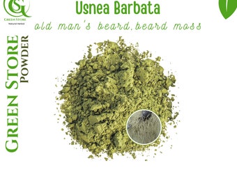 50 g - 500 g Organic Pure Powder Of Old Man&#39;s Beard /Beard Lichen/Tree Lichen (Usnea Barbata) WildCrafted 100% Fresh Natural Herbs