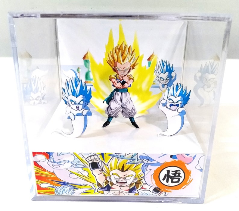 DIY Cube Diorama Template Gotenks Ghost - Etsy