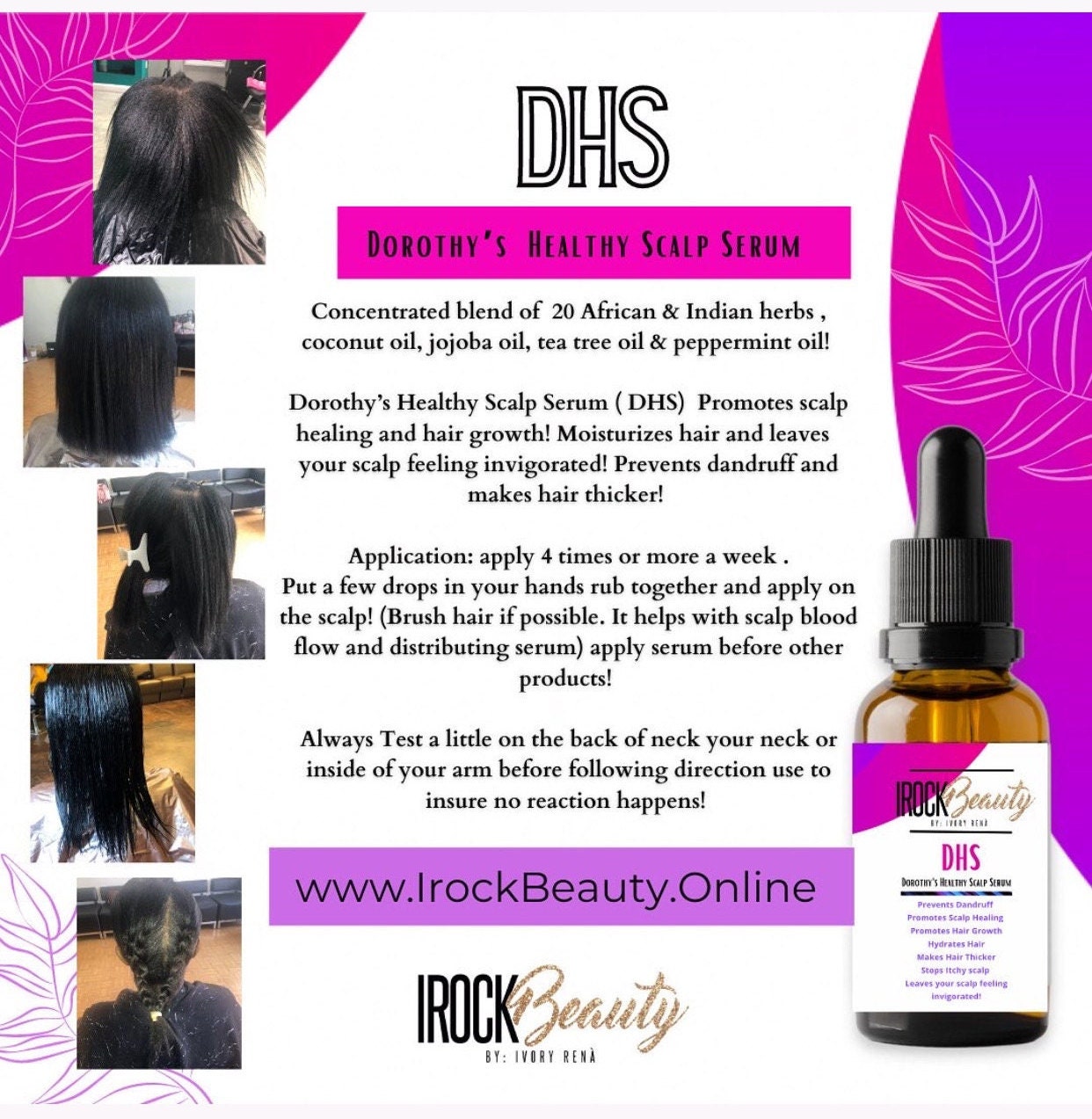 DHS Growth Serum Etsy