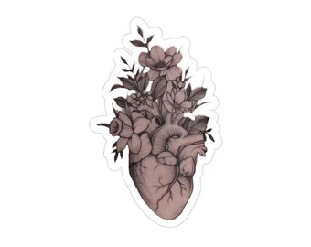 Die-Cut, 1pcs - Anatomical Heart